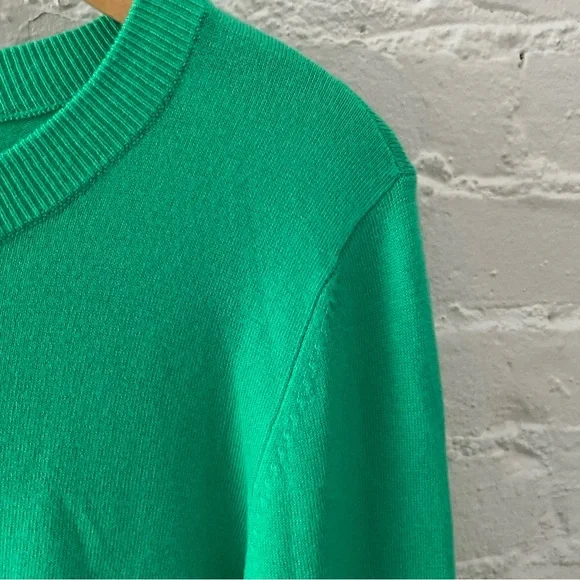 Lily Pulitzer Morgen Sweater Kelly Green Top Size Small Feminine Coquette - Picture 4 of 9